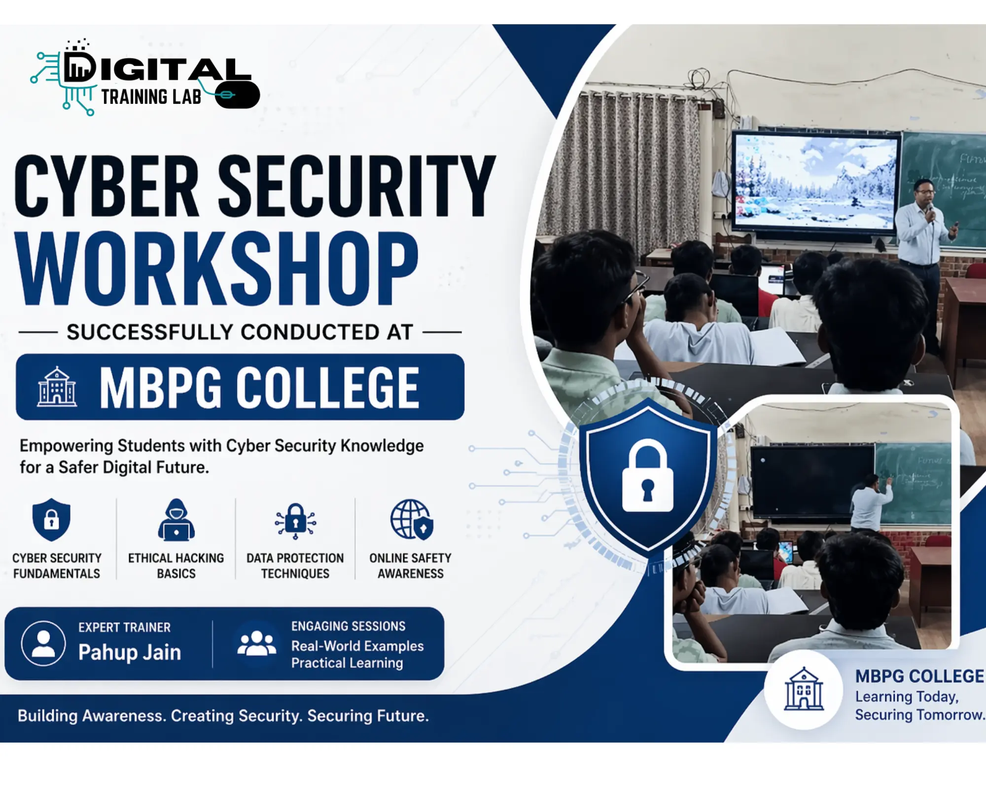 Cyber Security Workshop in MBPG College